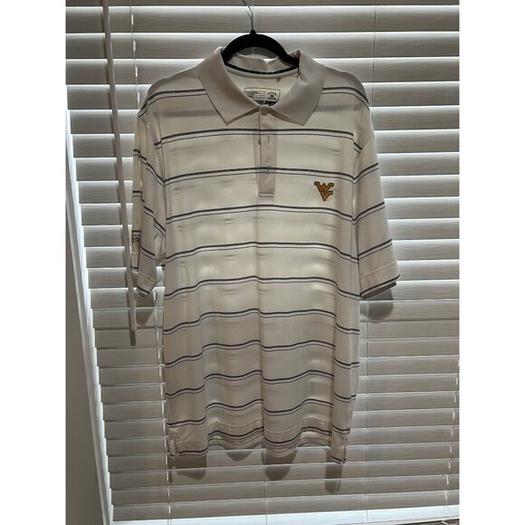 Cutter&Buck West Virginia Mountaineers Polo Shirt - Size L - Picture 1 of 4